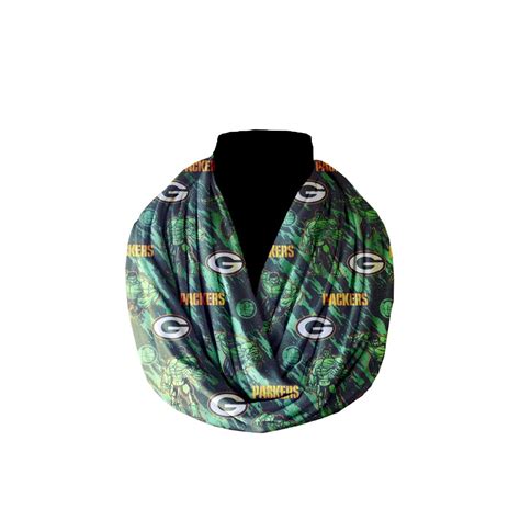 Green Bay Packers Infinity Scarf Zen Creative Designs