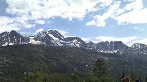 Upper Bridal Veil Falls And Surrounding Area Klondike Highway Ak