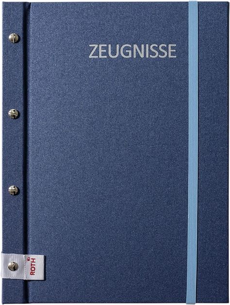 VELOFLEX 4144250 Ringbuch Zeugnisse DIN A4 Zeugnisringbuch