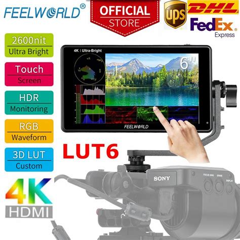 Dhl Feelworld Lut Nits Hdr D Lut Hdmi Field Monitor K For