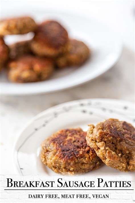 Vegan Breakfast Sausage Patties - Veganosity