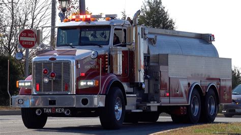 Community Fire Company Of Rising Sun Tanker Responding Youtube