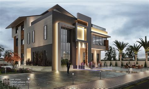 New post-modern villa in OMAN on Behance