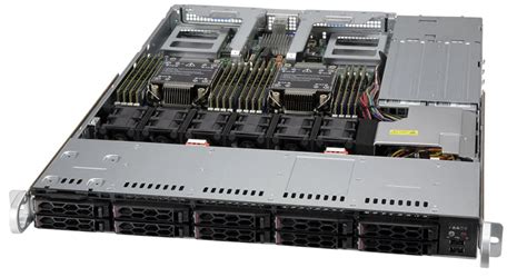 1U Supermicro SYS 121C TN10R Up To 2x Intel Xeon Scalable 4th Gen