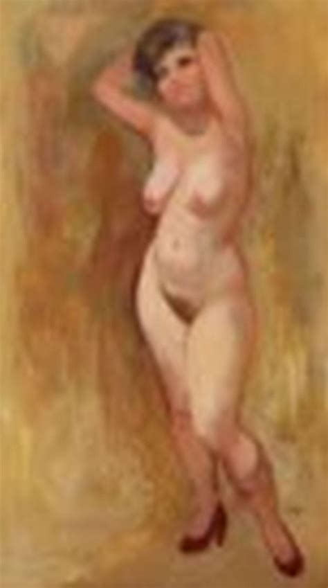 Sold Price GEORGE GROSZ 1893 1959 Standing Female Nude Oil On Paper