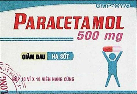 Thuốc Giảm đau Hạ Sốt Paracetamol 500mg Vpc Hộp 10 Vỉ X 10 Viên Nang