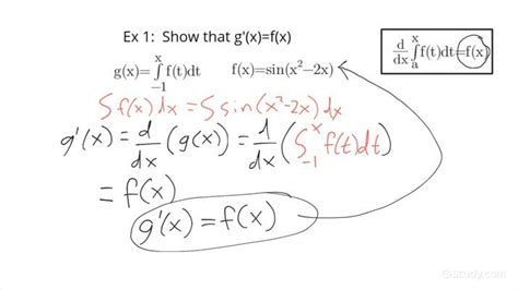 Equating the First Derivative of the Integral of a Continuous Function ...