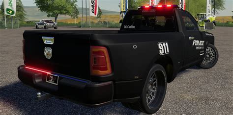 Dodge Hell Truck Police Edition V10 Fs19 Mod