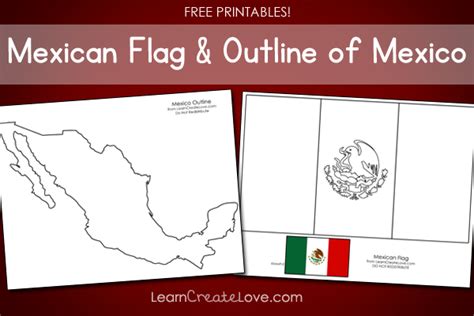 Mexican Flag Outline