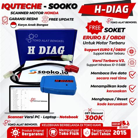 Jual Scanner Motor Injeksi Honda Iquteche H Diag Diagnostik Tool Sooko