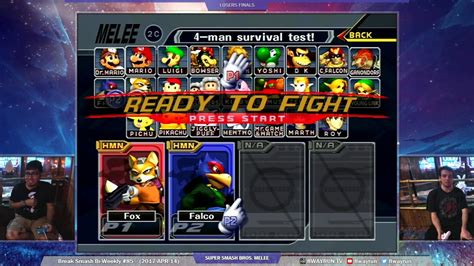 Break Smash 85 SSBM LF Downeysoft VS Somar YouTube