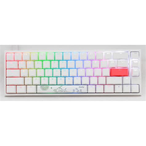 Ducky One Mini Rgb Cherry Red Rgb Switch White Mechanical Gaming