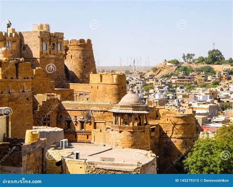 Architecture of Jaisalmer Fort Stock Image - Image of india ...