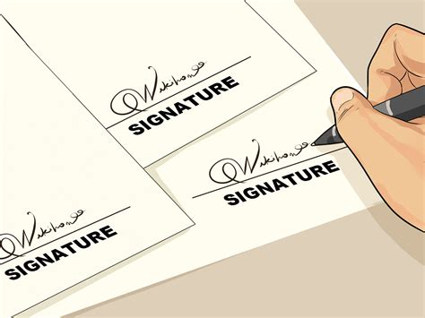 How To Sign A Cool Signature 14 Steps With Pictures Wikihow