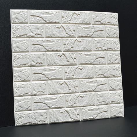 Placas Autoadhesivas D Para Pared Blanco Ladrillo Cm X Cm El Capit N