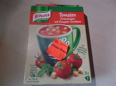 1373 Knorr Cup a Soup Tomaten Cremesuppe mit Knusper Croûtons