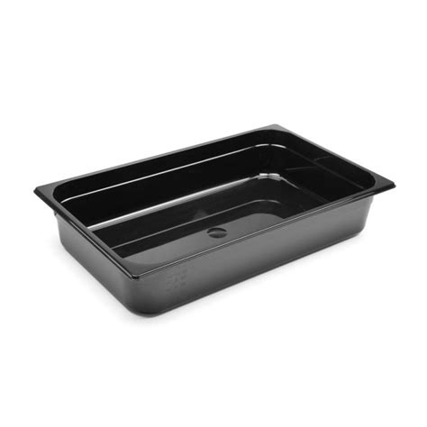 Bac Gastronorme GN 1 1 En Polycarbonate Noir ArredoChef