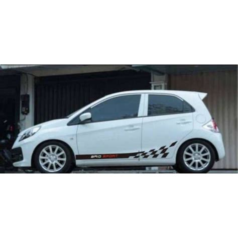 Jual Stiker Mobil Honda Brio Promo Stiker Cutting Minimalis Honda Brio