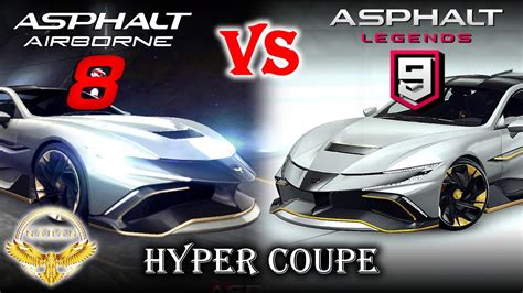 Naran Hyper Coupe Asphalt 8 Vs Asphalt 9 YouTube