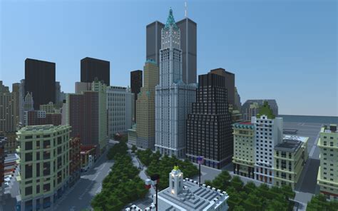 New York City In 2001 Old Minecraft Map