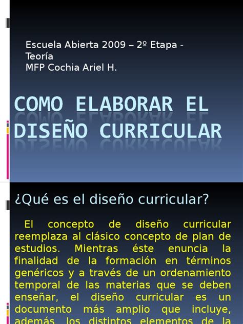 Como Elaborar El Diseño Curricular Pdf Evaluación Aprendizaje