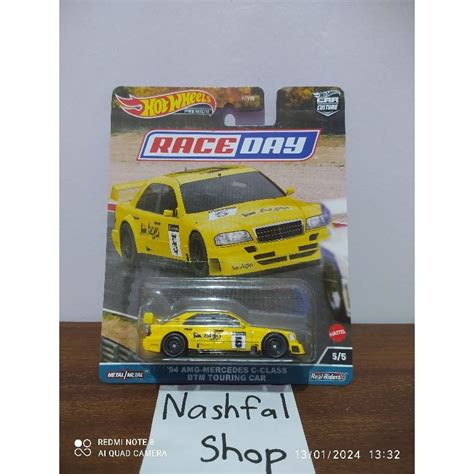Hot Wheels Premium AMG Mercedes C Class DTM Touring Car Race Day Series Car Culture