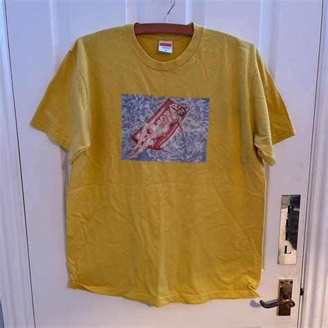 Yellow Supreme Naked Lilo Tee Authentic And Very Depop