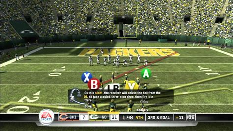 Cgrgameplay Madden Nfl 11 Xbox 360 Packers Vs Bears Gameplay Part