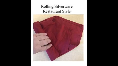 Rolling Silverware Restaurant Style Youtube