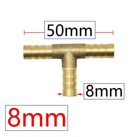 ACCESSOIRE DE TETE D ARROSAGE 8mm Tee Séparateur eau en laiton 8 10