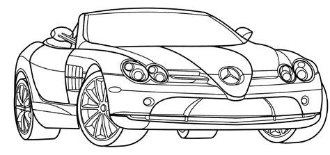sports car tuning printable coloring pages