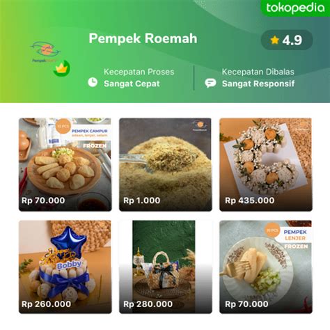 Toko Pempek Roemah Online Produk Lengkap And Harga Terbaik Tokopedia