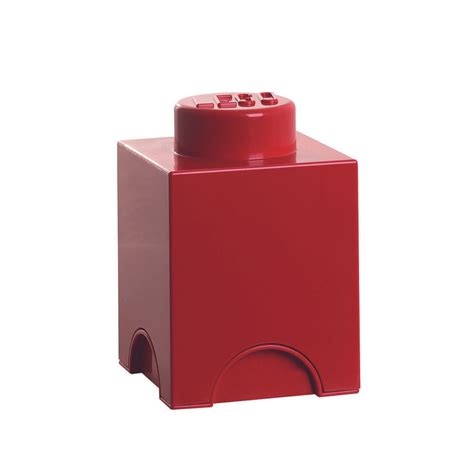 Contenitore Storage Brick 1 Stud Rosso Lego 2019