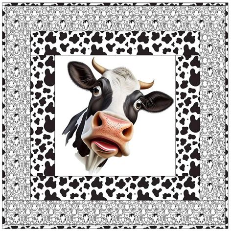 Funny Farm Animal Faces Wall Hanging 42" x 42" – ineedfabric.com