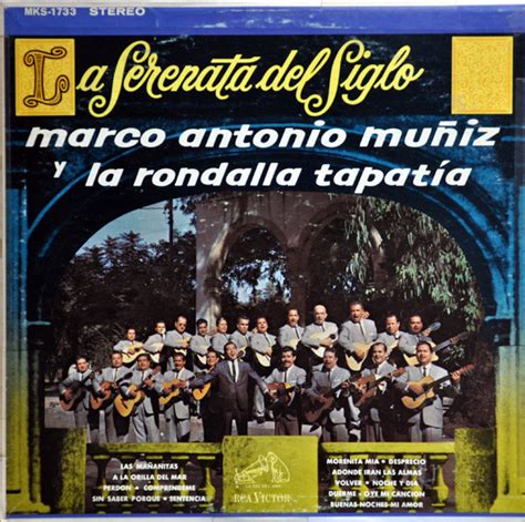 Marco Antonio Muñiz Y La Rondalla Tapatía La Serenata Del Siglo LP