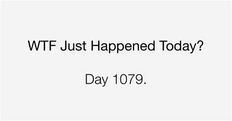 Day 1079 The Fate Of Our Democracy What The Fuck Just Happened Today