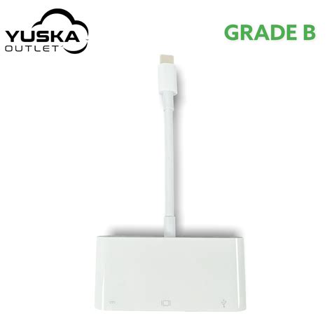 Genuine Apple Usb C To Vga Multiport Adapter Mj1l2ama Model A1620 Ebay