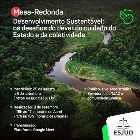 Esjud prepara mesa redonda para debater Desenvolvimento Sustentável