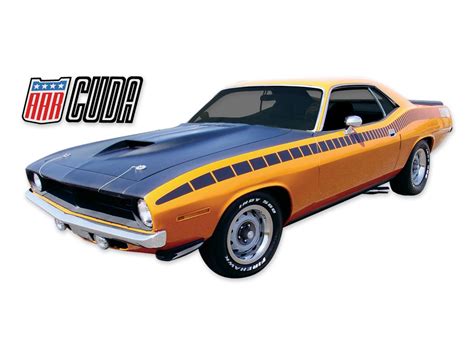 Buy Phoenix Graphix Plymouth Barracuda Cuda Aar Cuda Decals