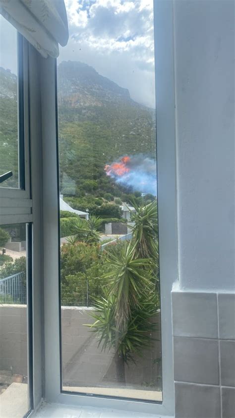 Firefighters Rapid Response To Fire Along Boyes Drive In Western Cape