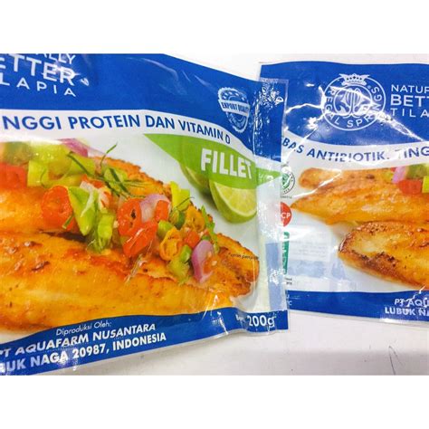 Jual Tilapia Fillet Tilapia Regal Springs Fillet Ikan Nila Alami Shopee Indonesia