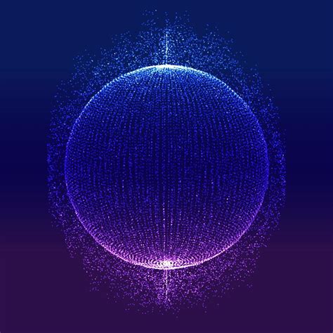 Abstract Particle Sphere Vector Art At Vecteezy