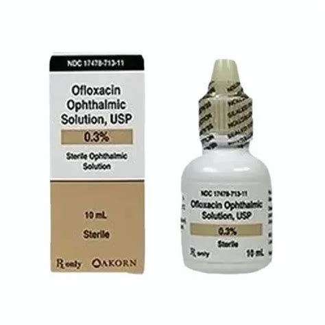 Ofloxacin Ophthalmic Solution Eye Drops Sterile Ml At Rs Piece