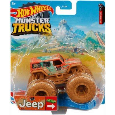 Mattel Hot Weels Monster Trucks Kaskadérské kousky Jeep od Kč Heureka cz