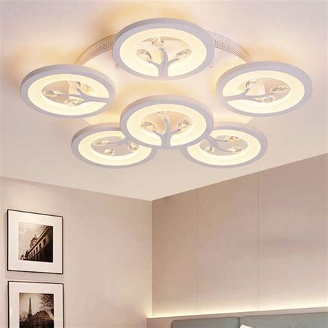 Acrylic Tree Flush Mount Ceiling Light Modern Led 369 Light Ceiling Lighting Fixture With