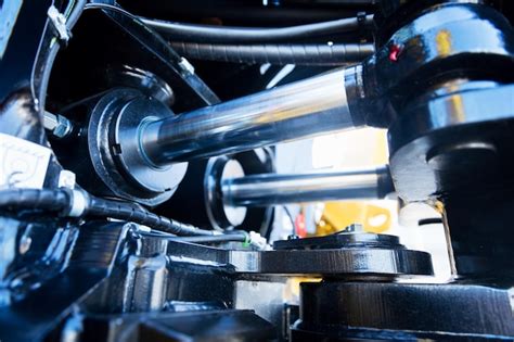 premium photo complex metallic mechanism   steel cylinder