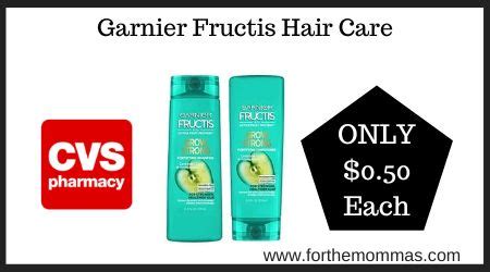 Coupon And Extrabucks Offer At CVS On Garnier Fructis Hair Care