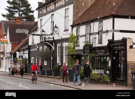 England Berkshire Cookham High Street Kings Arms public house Stock ...