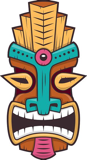 Tiki Mask Stock Illustration Download Image Now Istock