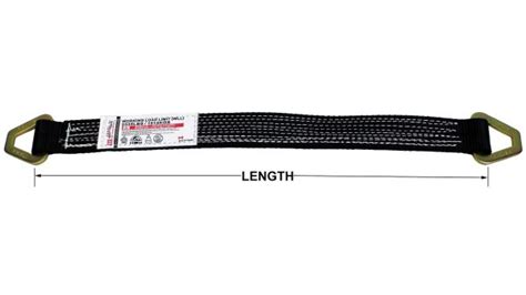 2 Width Heavy Duty 3 Ply Axle Strap CTS CARGO